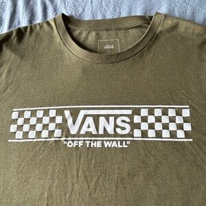 Vans Army Green Shirt 2X